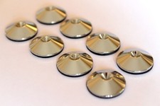 Spike Shoes Pads for Mission Tannoy Floorstander Speakers (X8). Polished Chrome