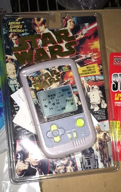 NIB 1991 STAR WARS MGA MICRO GAMES Handheld LCD Electronic Video
