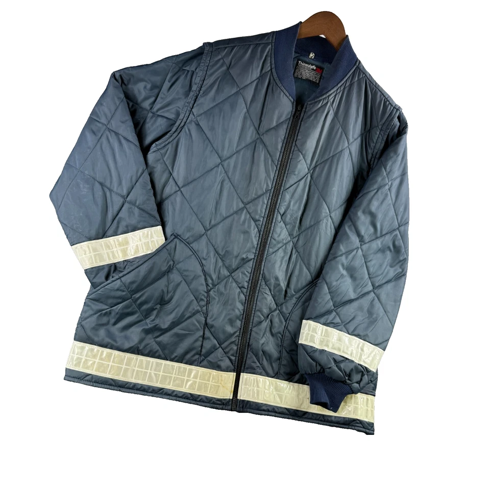 Chaqueta Uniforme De Colección Reflectante 3M Thinsulate XL Hombres Postal Aerolínea Mangas Extraíbles Foto 2 de 4