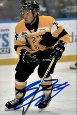 Zayde Wisdom Signed  auto 4x6 photo Kingston Frontenacs / Philadelphia Flyers #4