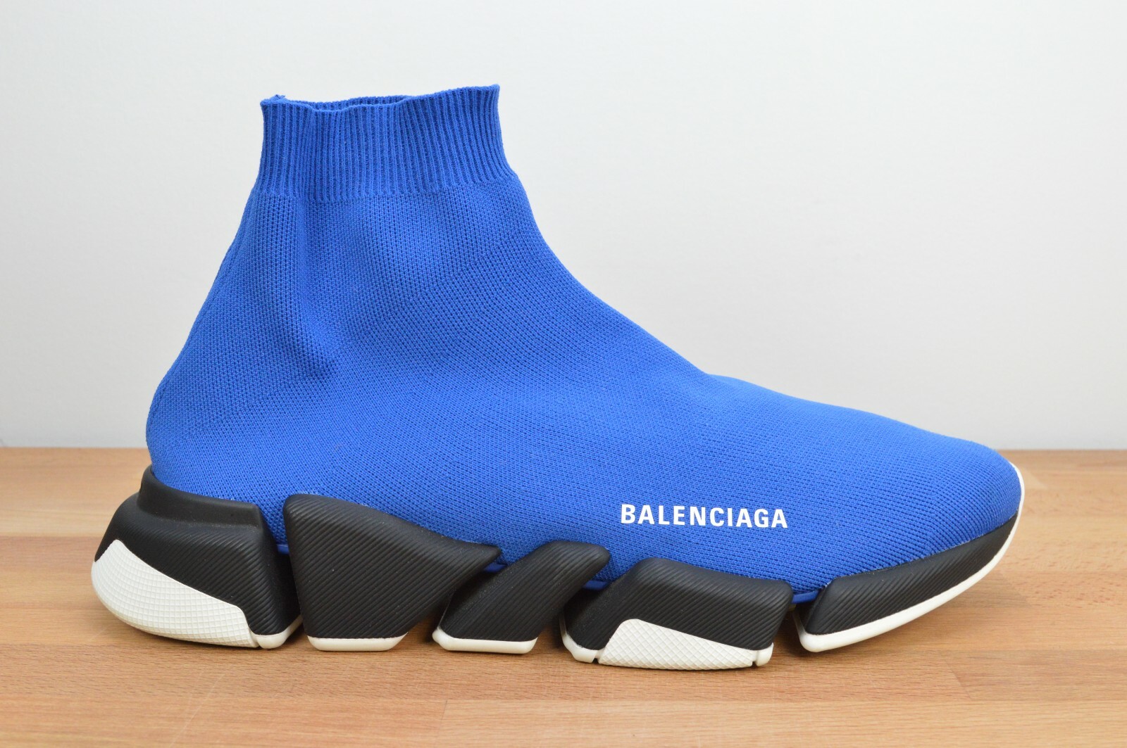 CLEAN Balenciaga Speed 2.0 Blue \u0026 White 