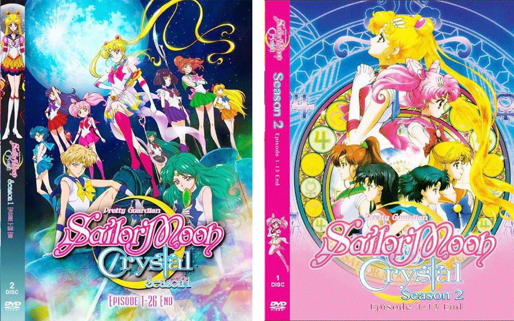 DVD ANIME Sailor Moon Crystal Season 1-2 Vol 1-39 End ENGLISH DUB Region  All