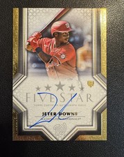 2023 Topps Five Star Auto Jeter Downs #FSA-JD Rookie Washington Nationals