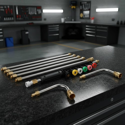 #ad 10 Pieces Car Wash High Pressure Lance Kit Quick Connect $73.09