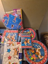 Cowboy Wild West Party Luncheon Napkins plates letters tablecloth birthday set