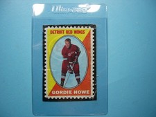 1970/71 TOPPS O-PEE-CHEE HOCKEY STICKER STAMP GORDIE HOWE DETROIT RED WINGS OPC
