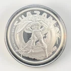 Vintage 1982 SHAZAM 1oz .999 Silver Round DC  Cartoon Celebrities AMC in Capsule