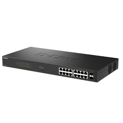 D-Link DGS-1018P/E PoE+ Switch - Switch