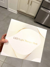 White LED Light Therapy Mask for Face, Facial Light Therapy Treatment Mask