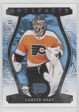 2023-24 Upper Deck Artifacts Goalies Light Blue Steel 46/85 Carter Hart #138 2o7