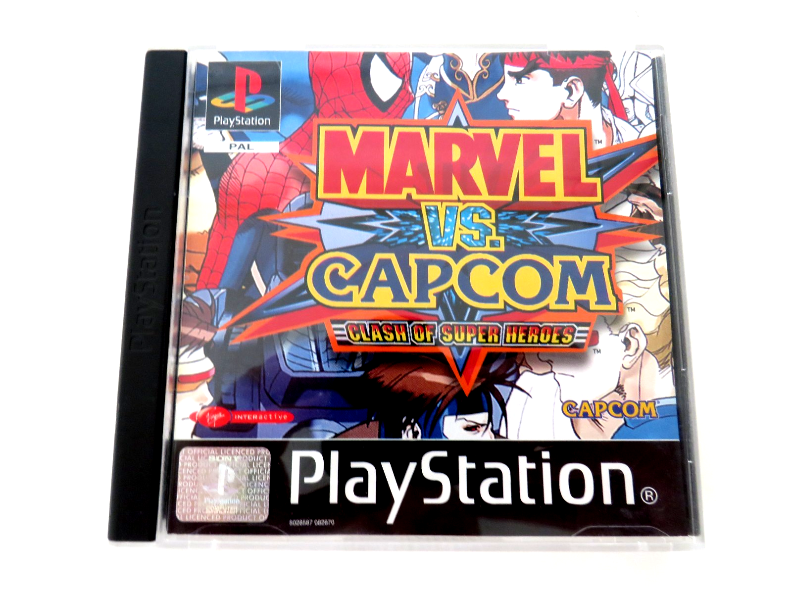 Marvel vs. Capcom (Sony PlayStation 1, 2000) complete uk pal