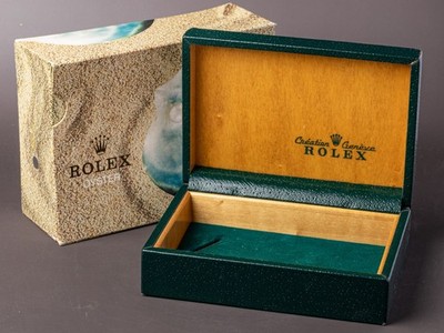 Rolex ORIGINAL 1970's Passport Box Set! Great Condition! Stitched inner 68.00.3