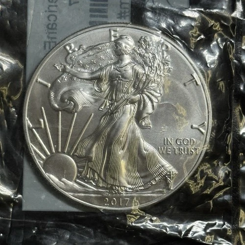 2017 American Silver Eagle $1 1 Oz Fine Silver – Littleton Pkg