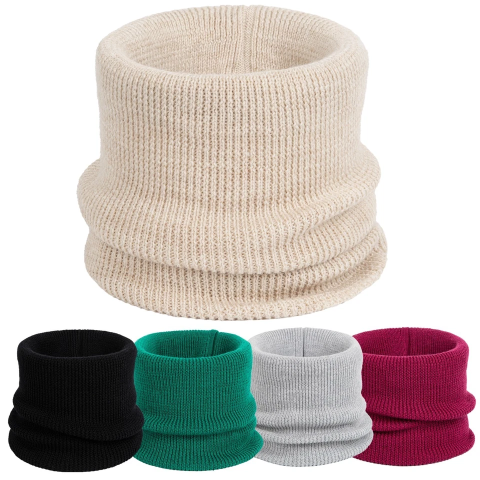 Bufanda tubular para niños Loop MerinoLana cálida transpirable 3-8 años... - Imagen 3 de 4