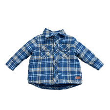 7 For All Mankind Jacket Baby 12M Quilted Plaid Snap Western Cowboy