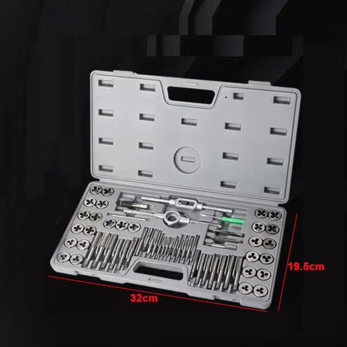 40pcs Metric Hand Tapping Tools Alloy Steel Threading Tool Kit Tap And Die Set - Picture 2 of 8