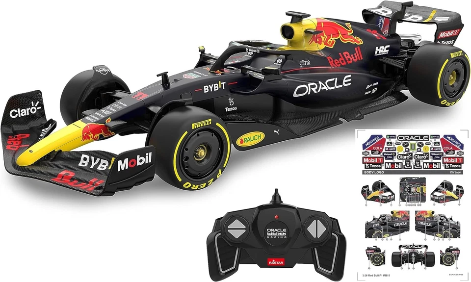 JAMARA Oracle Red Bull Racing RB18 1:18 2.4GHz - Faithful Painting RC Car - Image 4 of 4