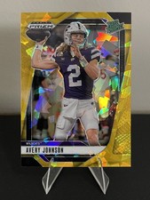 2025 Panini Prizm Draft Picks - Avery Johnson #29 Gold Ice Prizm (RC)
