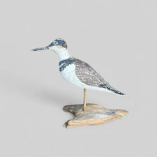 Vintage W. RAY FREDEN Signed Cape Cod Shorebird SANDERLING PEEP Decoy WR