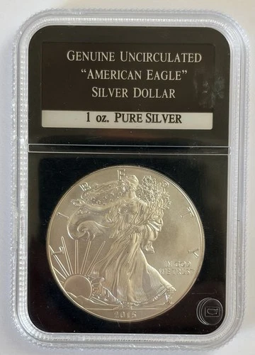 2015 Silver American Eagle $1 Coin 1oz .999 Fine Silver Uncirculated PCS