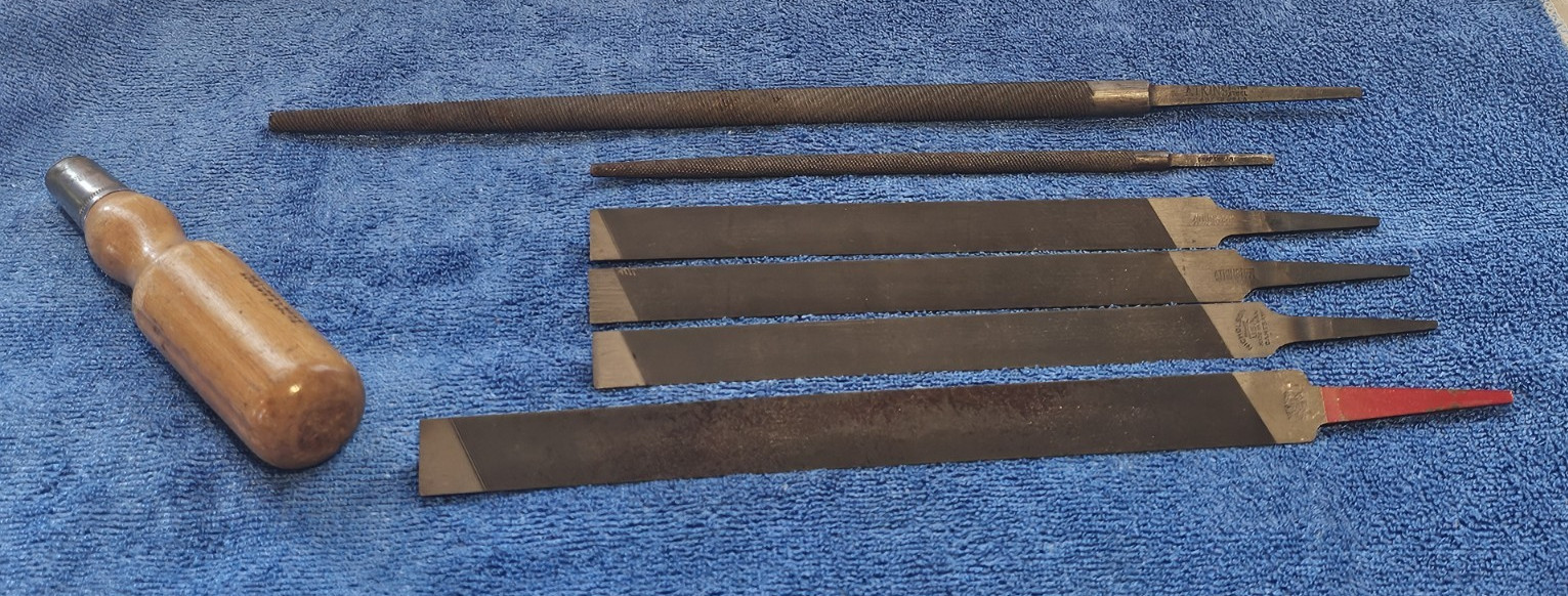 Vintage Round/Triangle Files Nicholson - Simonds - Atkins - Craftsman Lot of 6