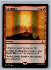 obliterate mtg card Obliterate!!! Blaze [INFO-EN055] Super Rare may be 1st or Unlimited Edition Obliterate | Invasion | Card