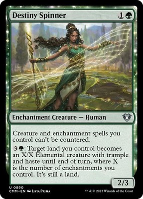 Near Mint x 1 Destiny Spinner Commander Masters near mint pack fresh staple