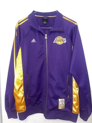 Kobe Adidas 2009 LA Lakers Ring Ceremony Championship Jacket sz M