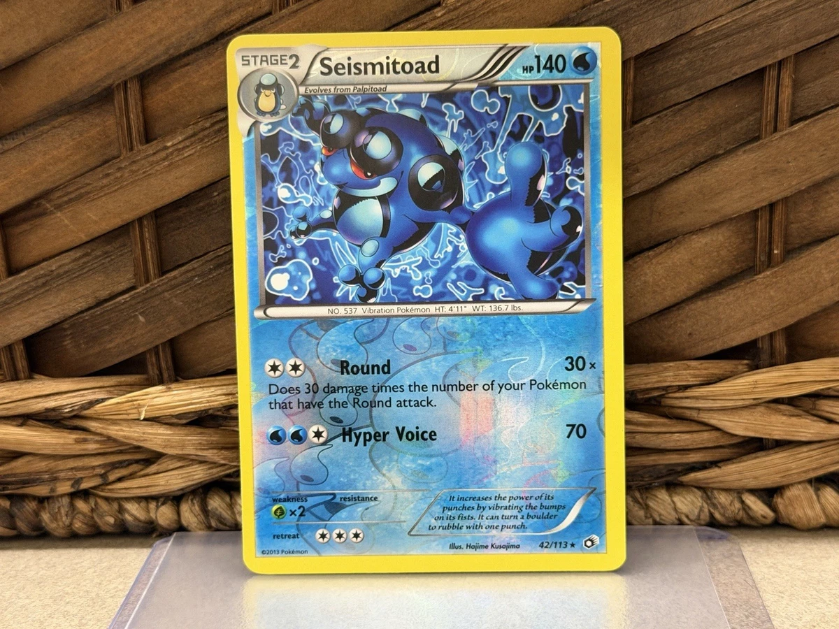 seismitoad pokemon card value Black Bolt Illustration Rare #105 PSA 10 Evolves from Palpitoad Type Seismitoad Pokmon TCG Ultra Rare
