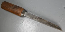Early Vintage Iohn Mohn Warranted Cast Steel 3/8" Pigsticker Mortise Chisel