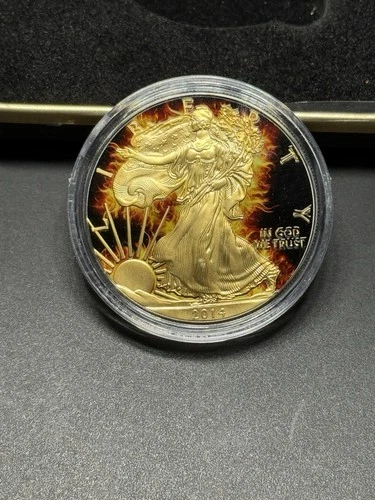 2014 American Silver Eagle "Burning Liberty" 1oz  in Dis. Case Limited Edition