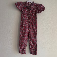 Crewcuts floral Jumpsuit size 5 C18