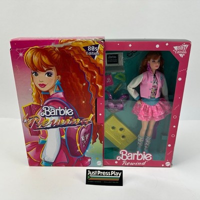 NOS Barbie Rewind 80s Edition Retro Schoolin Around Red Hair Fashion Doll HBY13