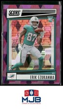 2022 Score Erik Ezukanma Cubic #/299 Rookie #400 Miami Dolphins