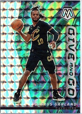 2022-23 Panini Mosaic #2 Darius Garland Give and Go Mosaic