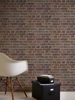 Steinoptik Tapete Mauerwerk Im Used Look – Braun