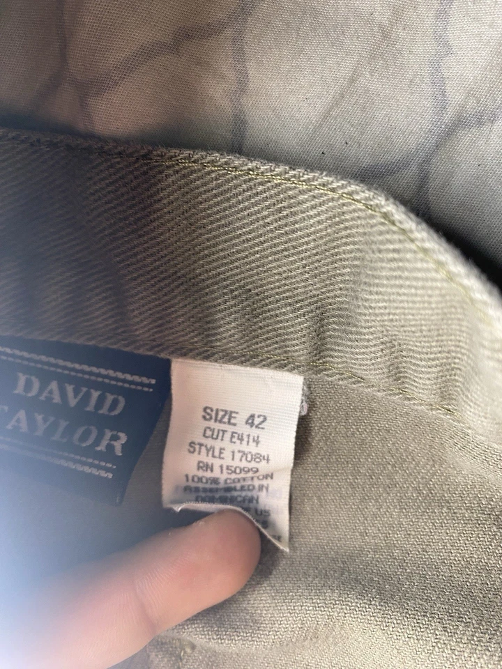 Pantalones Cortos David Taylor Para Hombre 42 Retro Verano Op Hammies Birdwell De Colección Y2K Foto 3 de 4