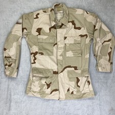 US Army Desert Camo Jacket Mens Medium Long Hot Weather Year 2003 VTG