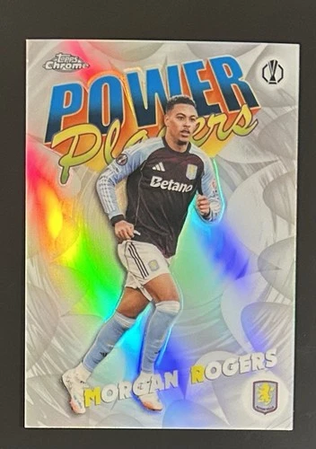 2025-26 Topps Chrome UEFA Club Competitions Power Players #PP-23 Morgan Rogers