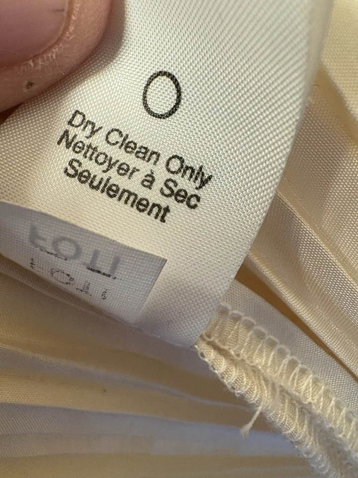 Esprit de Corps x Susie Tompkins Ivory 100% Silk Maxi Dress NWD (flaws)Women’s S - Image 4 of 4