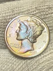 * 1919-S FSB * SUPERB+ GEM AU + MERCURY SILVER DIME * FROM ORIGINAL COLLECTION