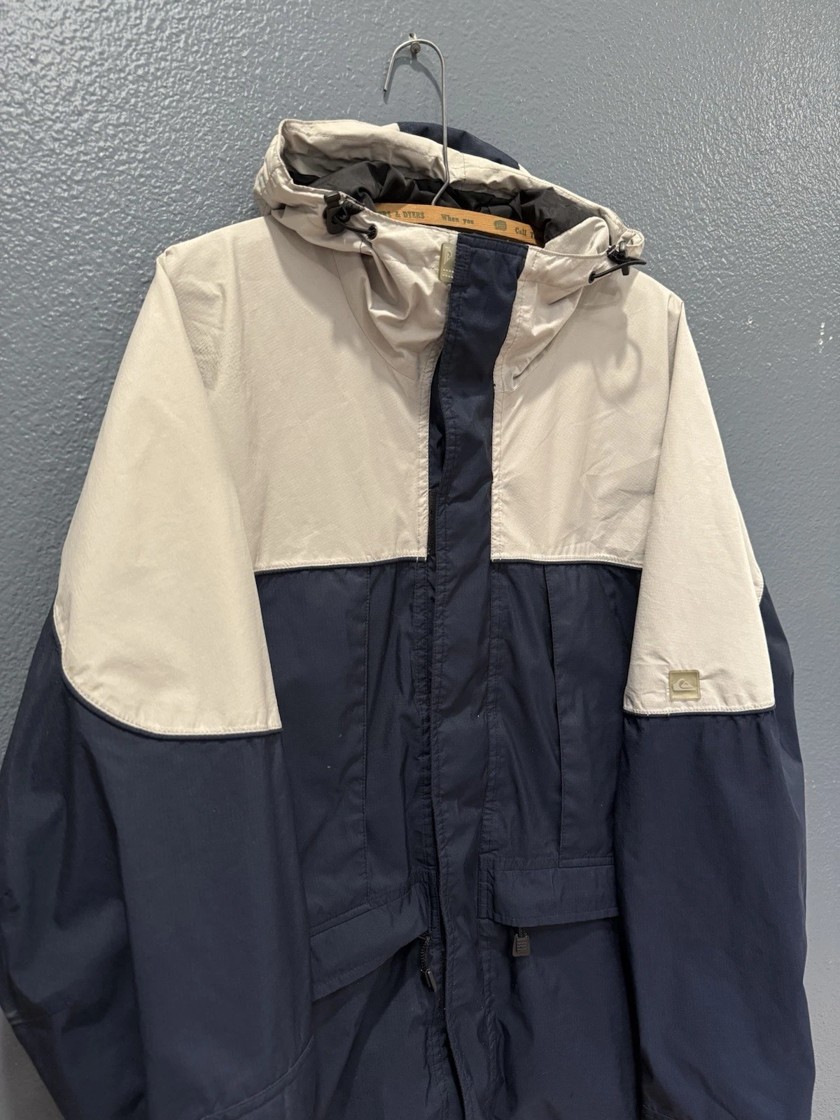 Vintage Quiksilver Snow Stormproof Jacket Men’s Medium Navy Silver