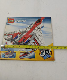 Lego Creator 3 in 1 Fast Flyers #4953 2007 Retired Set COMPLETE open w manuals