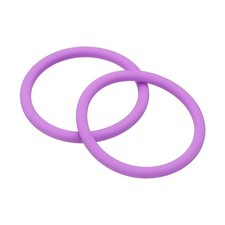 2pcs Silicone Bracelets Band, Sport Wristband Bracelet, Purple