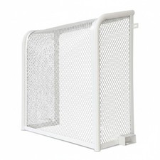 White Wall-Mounted Backflow Security Cage &ndash; Backflow Enclosure - Sandbaggy