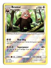 Pokemon Card Bewear 112/149 Reverse Holo Near Mint