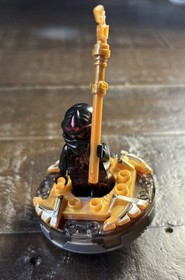 LEGO NINJAGO: NRG Cole (9572) Used Complete RARE figure with 4 Cards & spinner