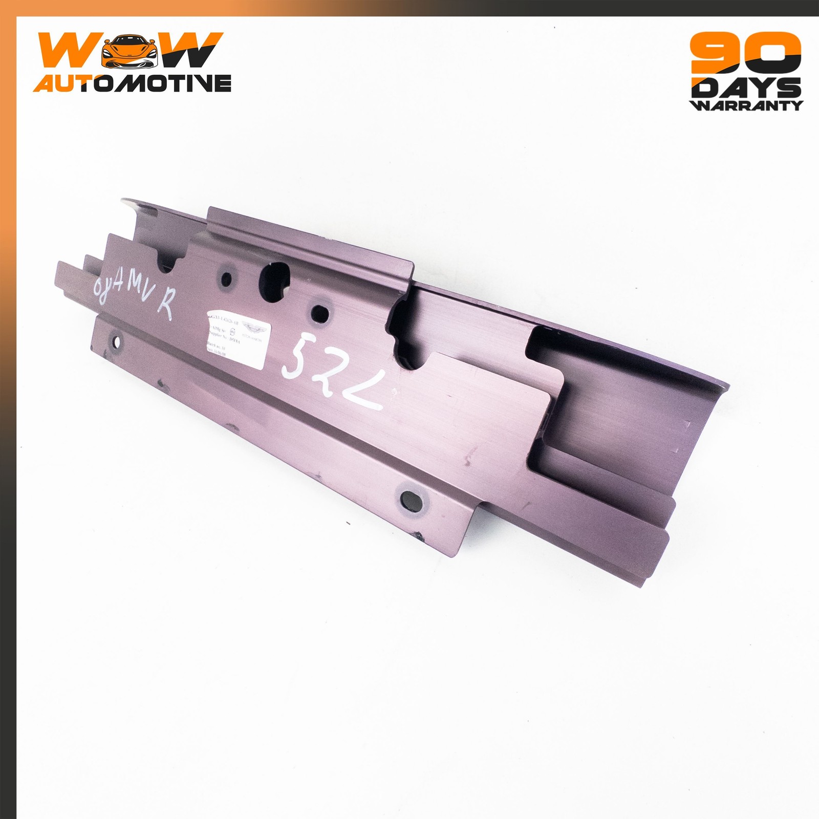 06-16 ASTON MARTIN V8 VANTAGE REAR TRUNK TAILGATE SILL SCUFF PLATE FINISHER OEM