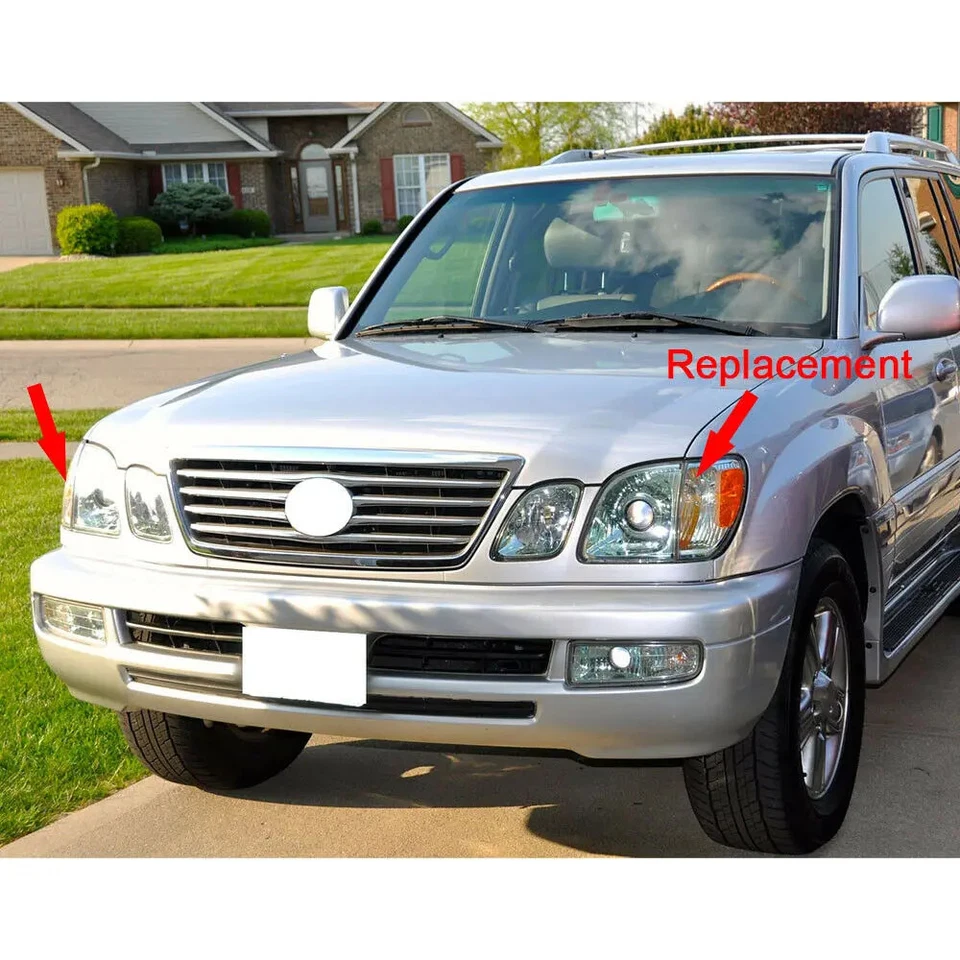 Пара угловых габаритных огней указателей поворота для Lexus LX470 1998-2007 годов выпуска - Изображение 2 из 4