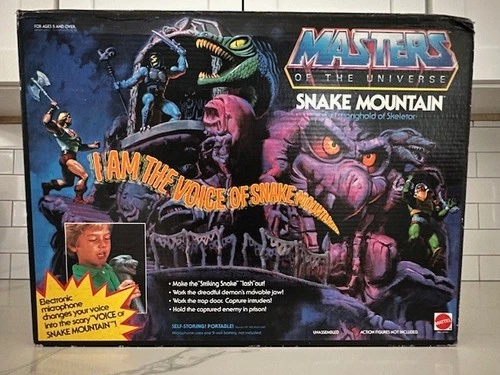 1981 Vintage He-Man Snake Mountain New in sealed box Masters Of The Universe